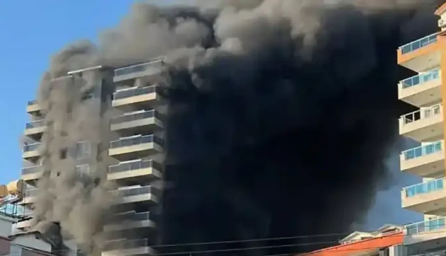 آتش سوزی در یک هتل دیگر در آلانیا ترکیه