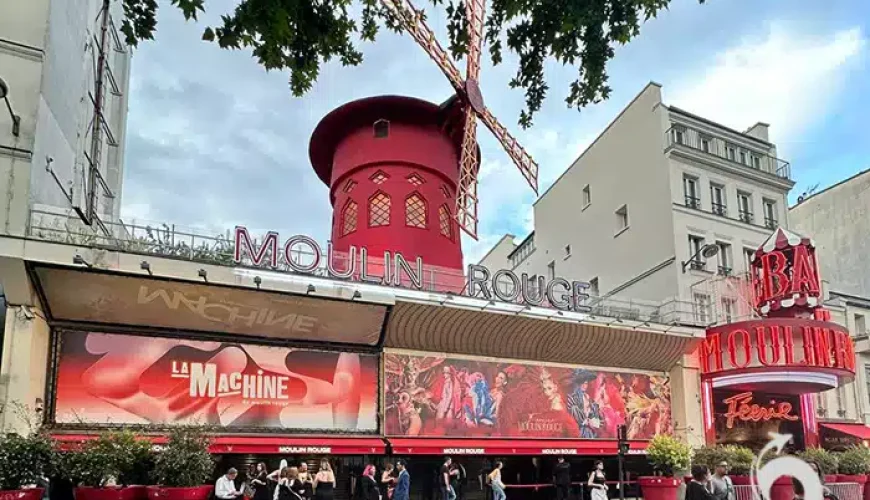 بازدید از مولن روژ پاریس