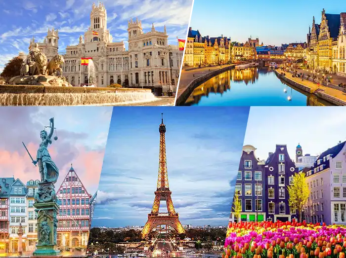 فرانسه بلژیک هلند آلمان اسپانیا